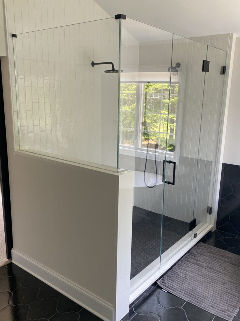 Glass to glass low iron P D NP RP - Shower Doors of Wilmington