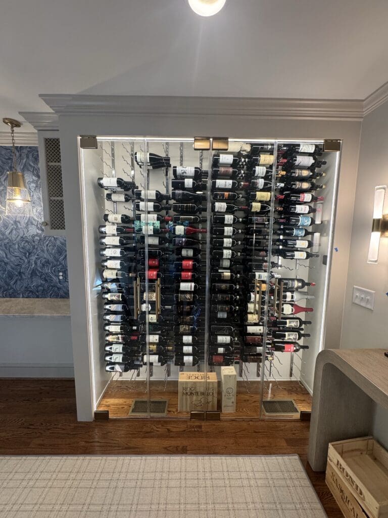 Wine Enclosure 4 Doors copy - Shower Doors of Wilmington